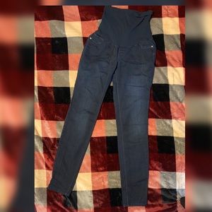 Fade to blue maternity denim, lg, Barely worn!